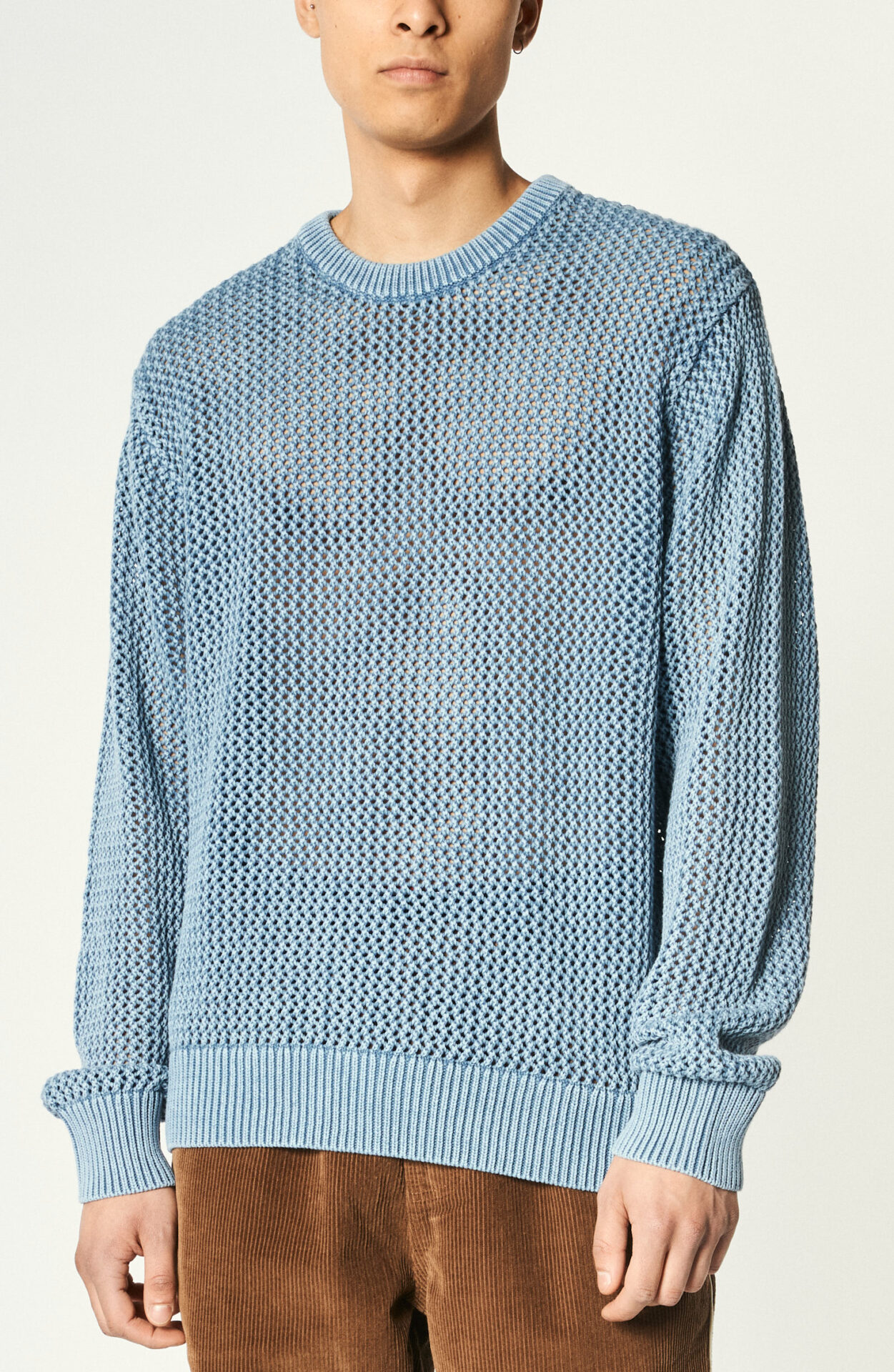 Stüssy - Blue knit sweater - Schwittenberg