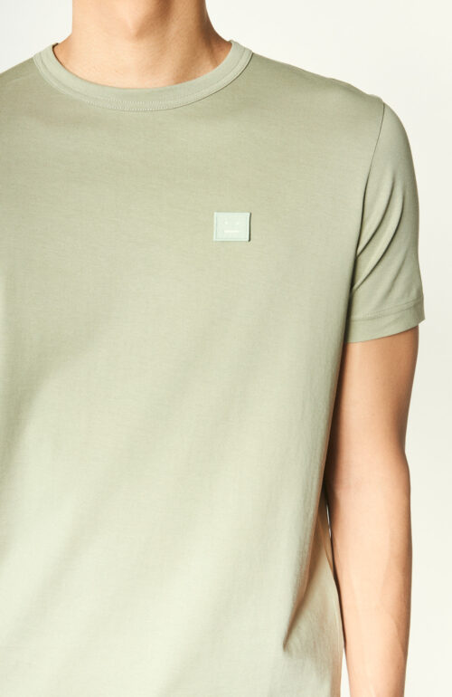 Acne Studios Salbeigrünes T-Shirt Face