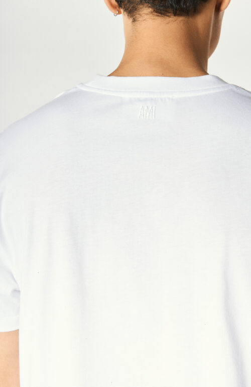 Weißes T-Shirt "Ami de Coeur" aus Baumwolle
