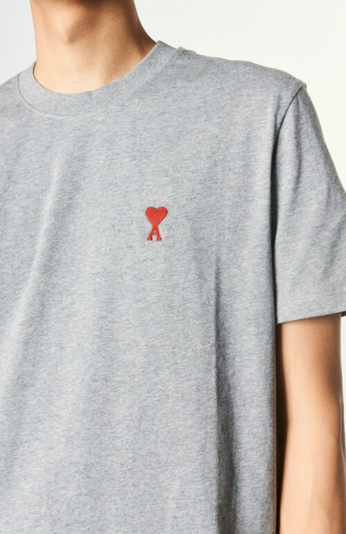 T-Shirt "Ami de Coeur" in Hellgrau