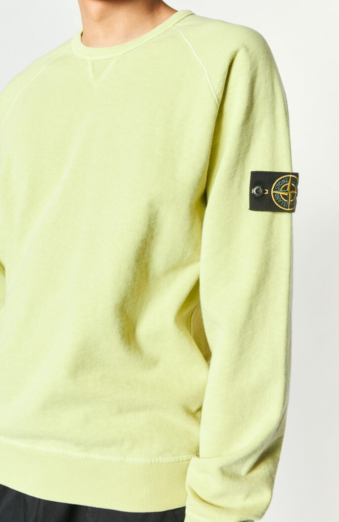Sweater "66360 Malfile' Fleece" in lemon yellow