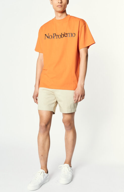 T-Shirt "No Problemo" in Orange