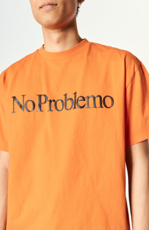 T-Shirt "No Problemo" in Orange