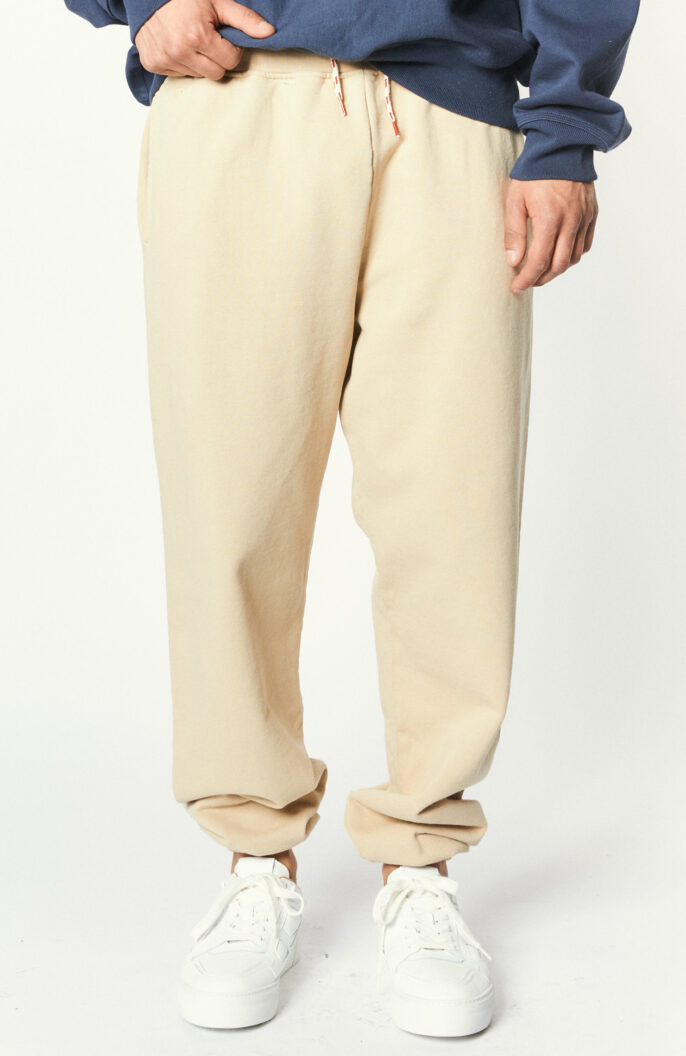 Jogging pants "Premium Temple Sweatpant" in beige