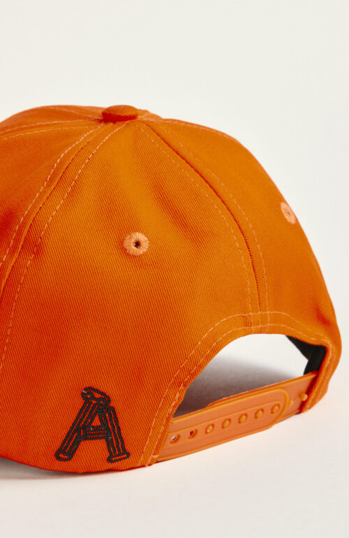 Orangefarbene Baseballcap "I like it"