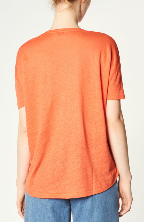 Klassisches T-Shirt in Orange
