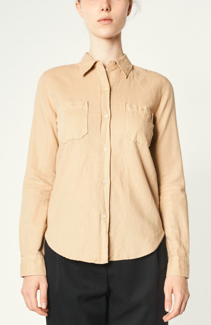 Shirt blouse "Kaya" in beige