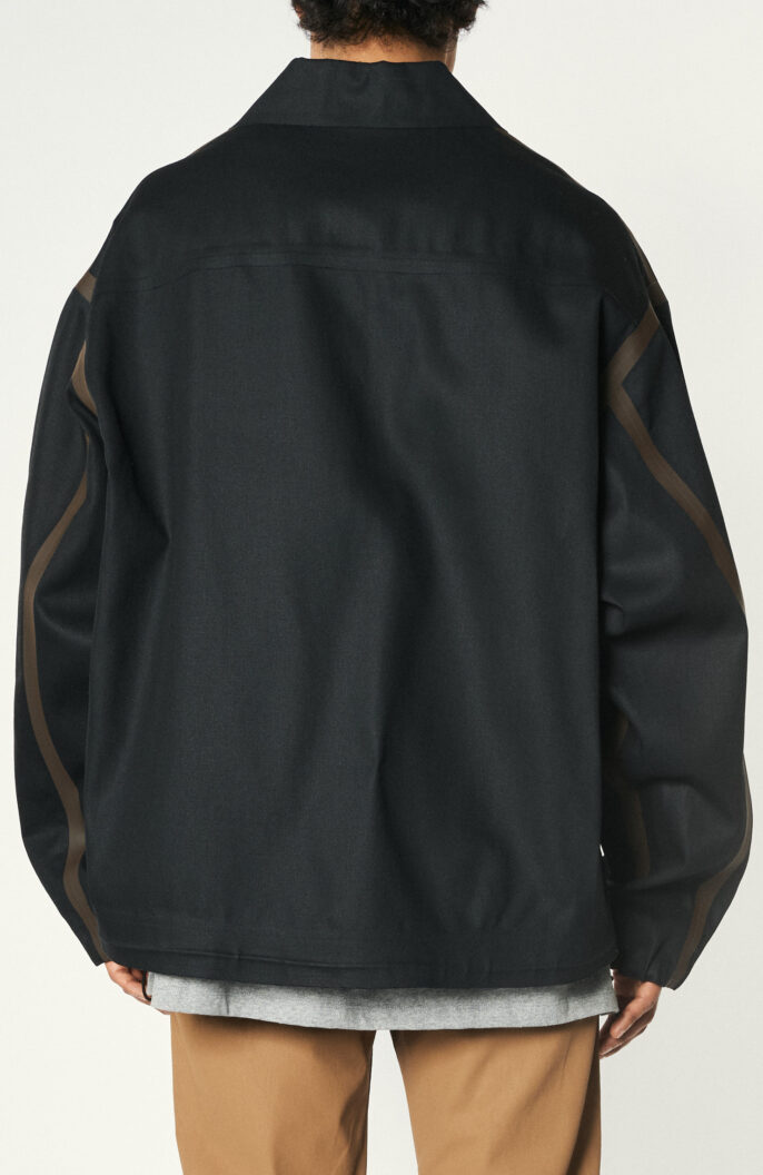 Zipper jacket "Voyde Tape" in black
