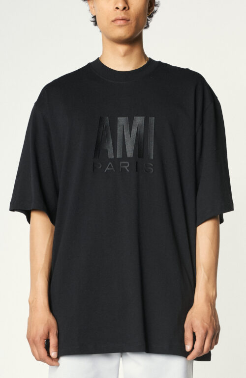 T-Shirt "Ami Paris" in Schwarz 