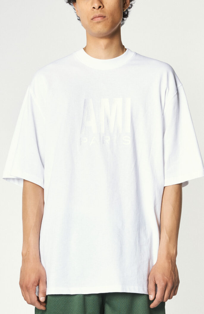 T-Shirt "Ami Paris" in Weiß