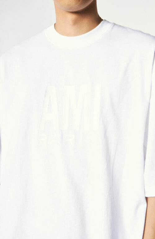 T-Shirt "Ami Paris" in Weiß