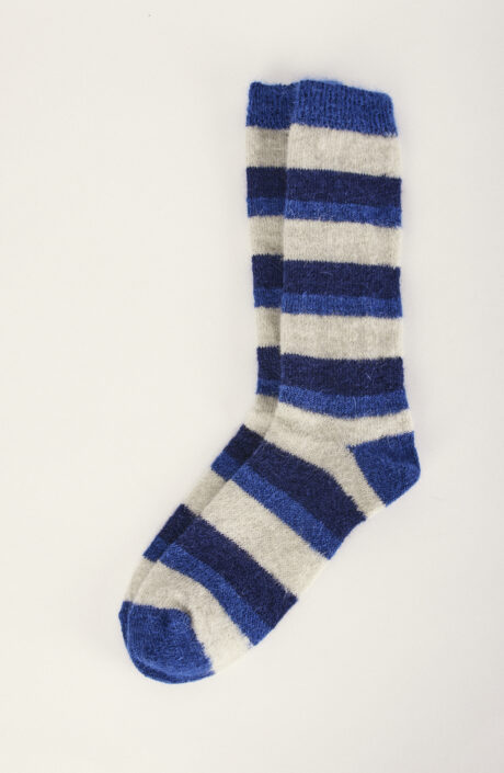 Gestreifte Socken "Milou" in Blau