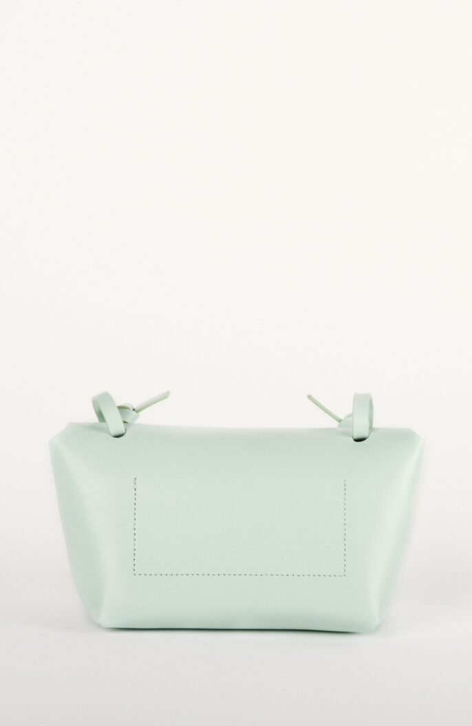 Mini shoulder bag in pastel green
