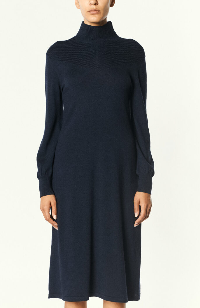 Knit dress "Caitlin" in dark blue