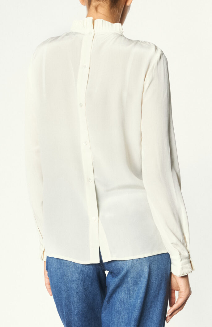 Silk blouse "Ginette" in ivory