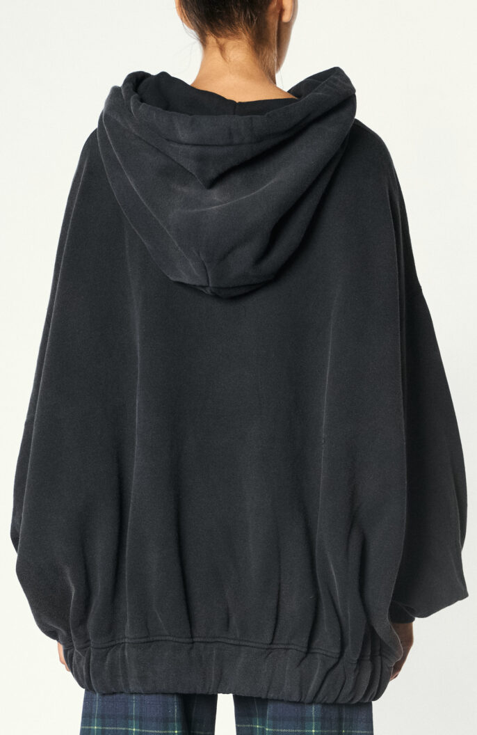 Oversize hoodie in black