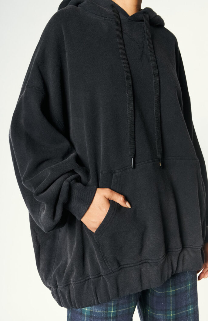 Oversize hoodie in black