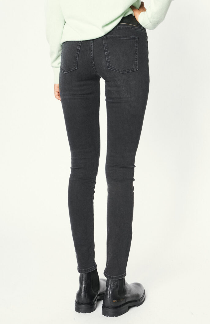 Skinny-Jeans "Peg" in Schwarz 