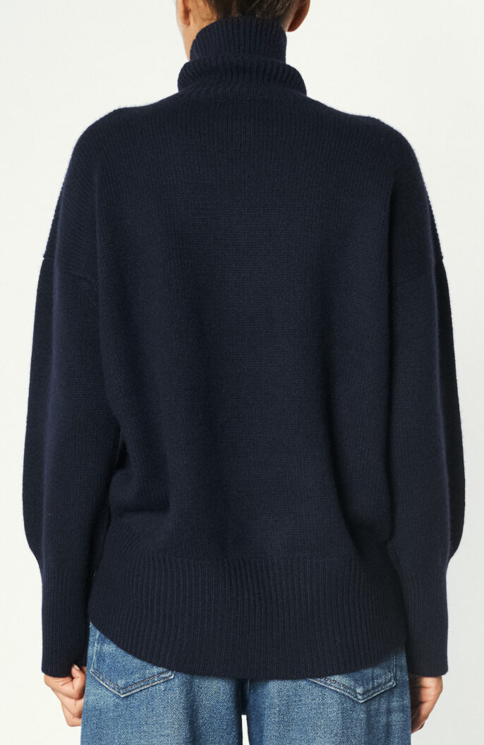 Turtleneck sweater "Yul" in dark blue