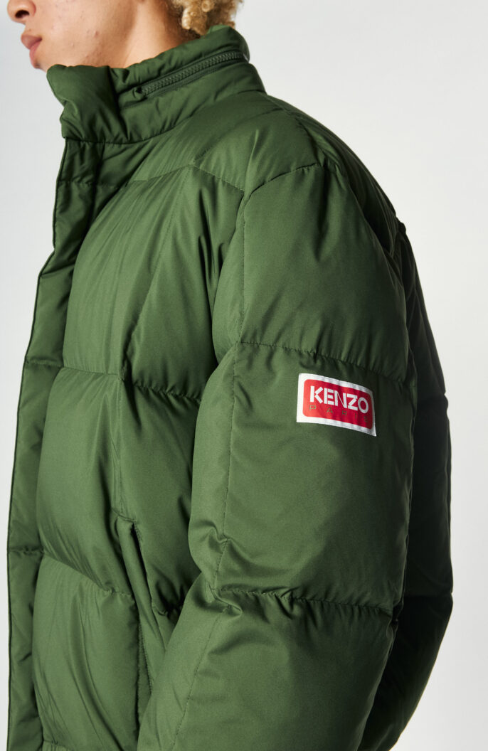 Boxy down jacket in green