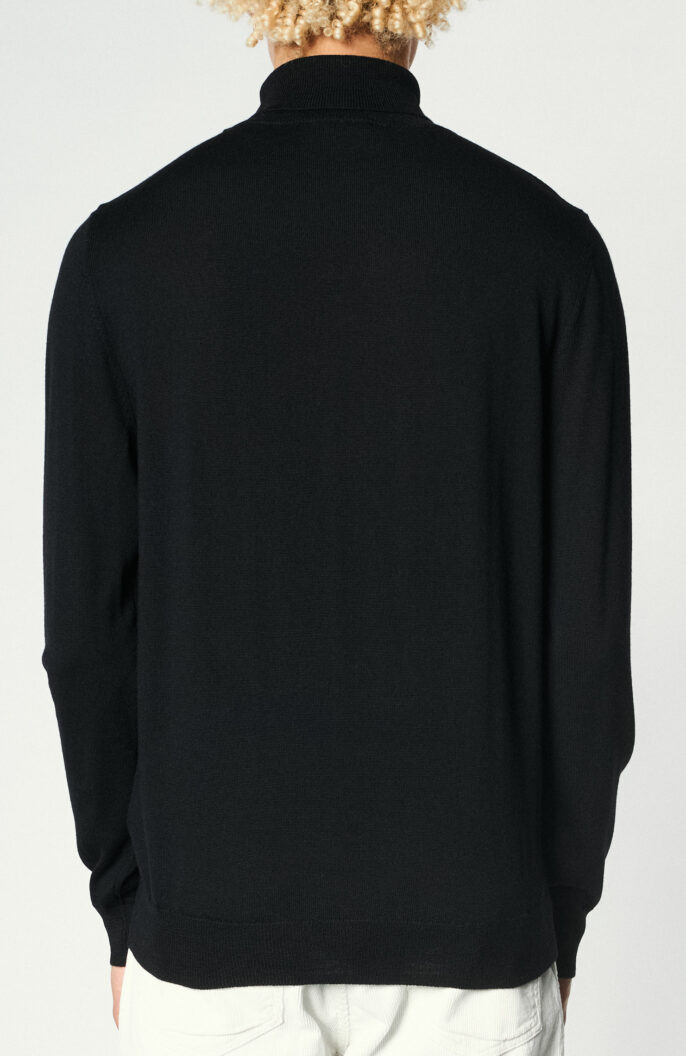 Turtleneck sweater "Dundee" in black