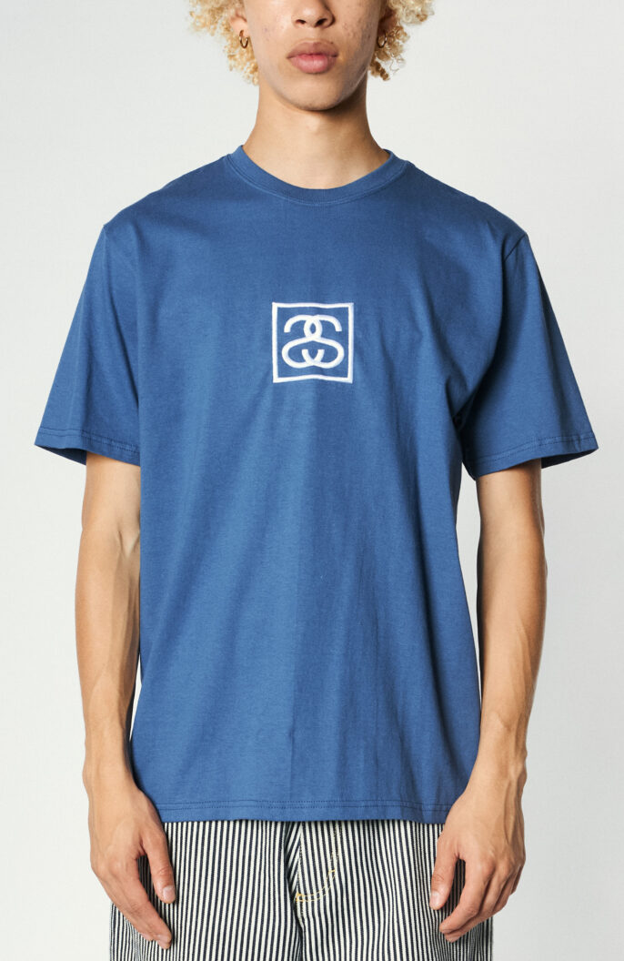 T-Shirt "Squared Tee" in Mittelblau