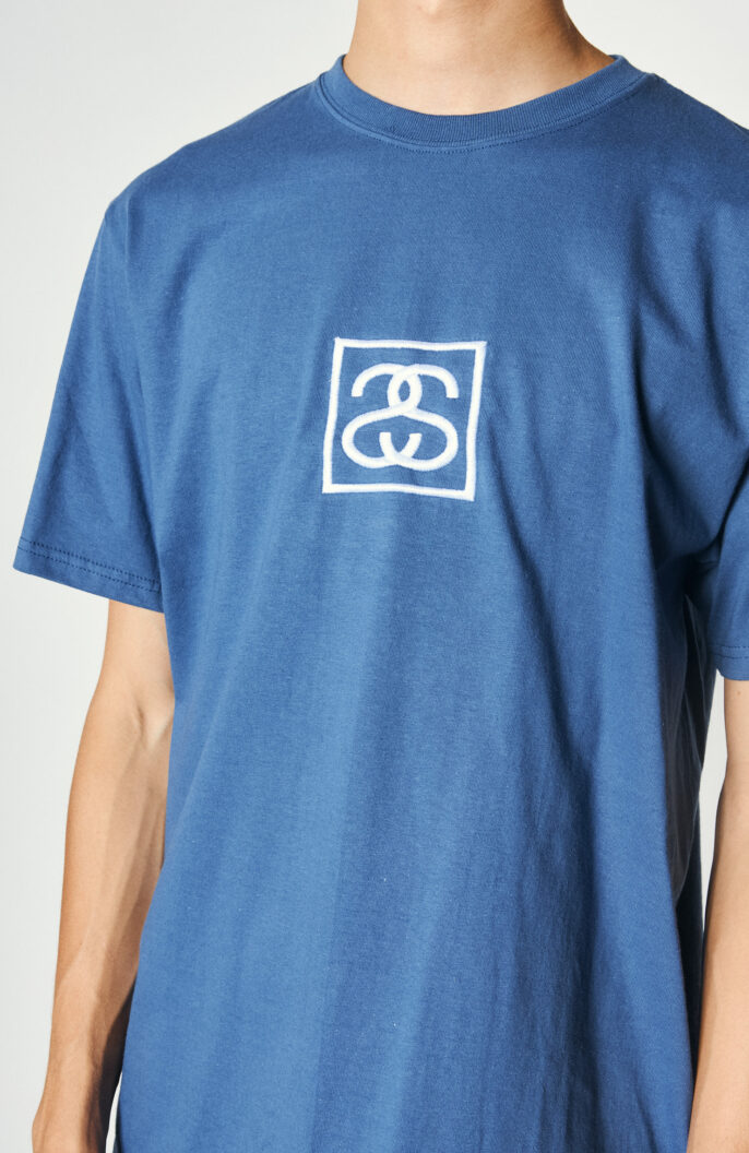 T-Shirt "Squared Tee" in Mittelblau