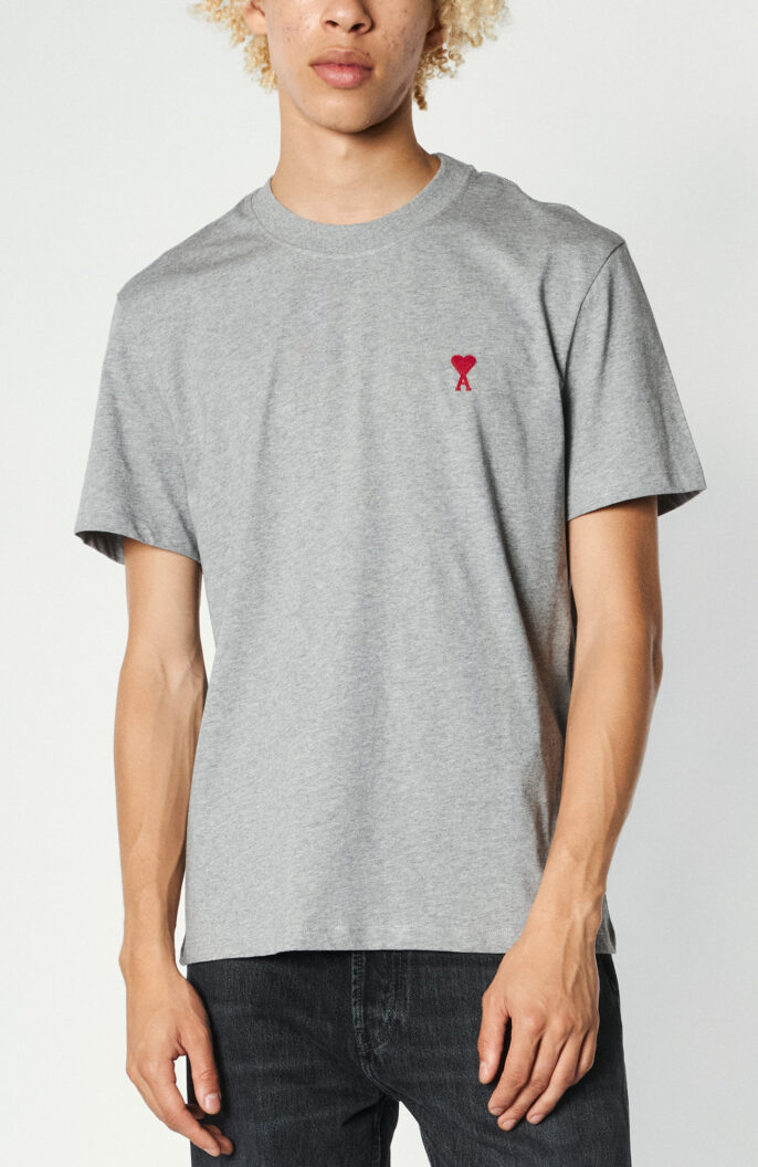 T-Shirt "Ami De Coeur" in Grau