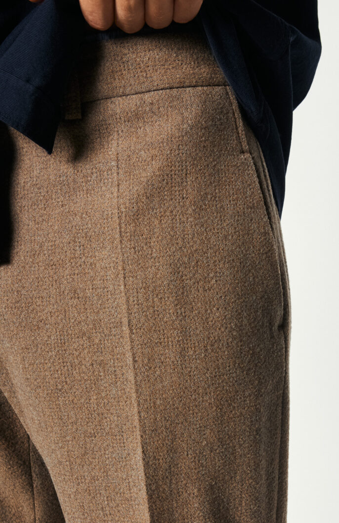 Hose "Relaxed Tailored" in Camel 