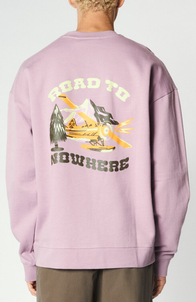 Sweatshirt "Cascade" in Lavendel