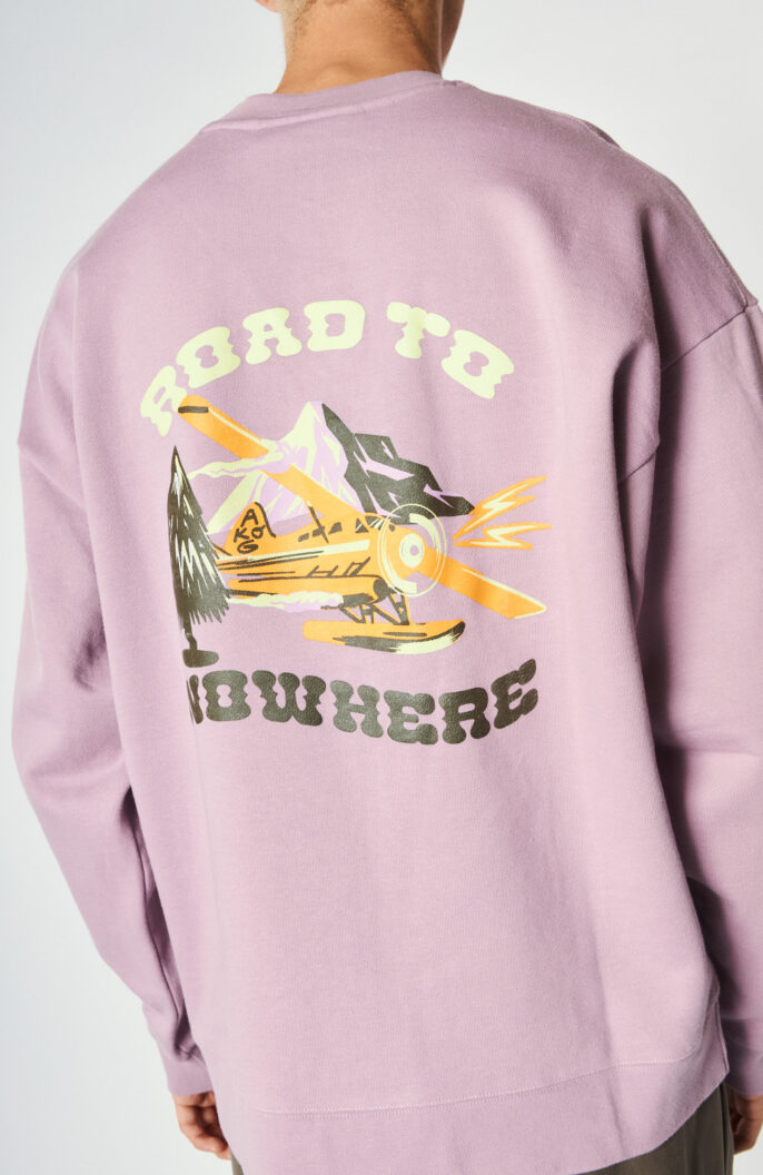 Sweatshirt "Cascade" in Lavendel