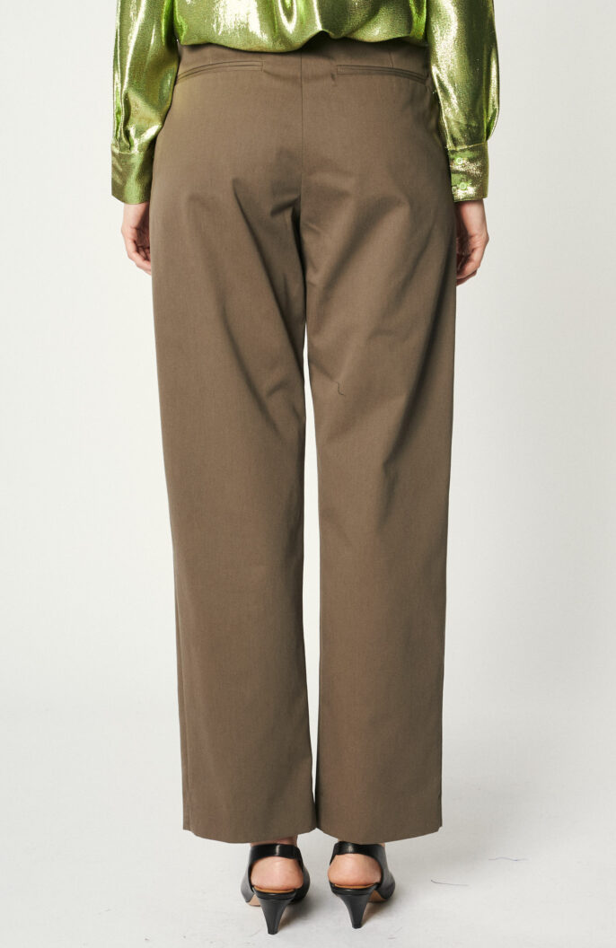 Relaxed-Fit-Hose "Reed" in Hellbraun