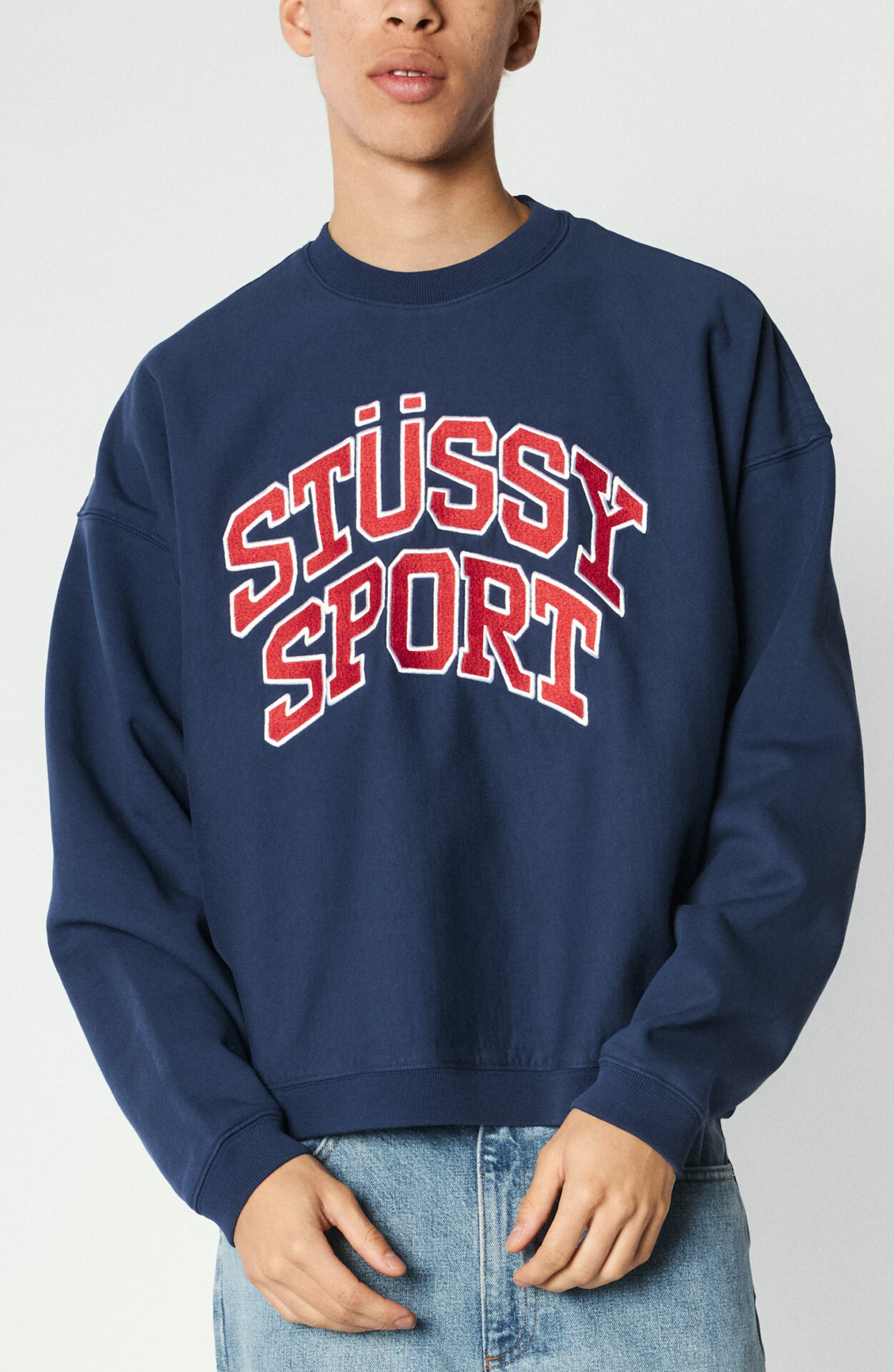 stussy relaxed oversized crew | www.mariaflorales.com.ar