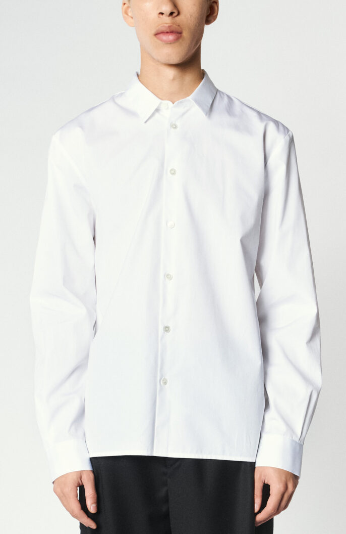 Hemd "Weaving" in Weiß