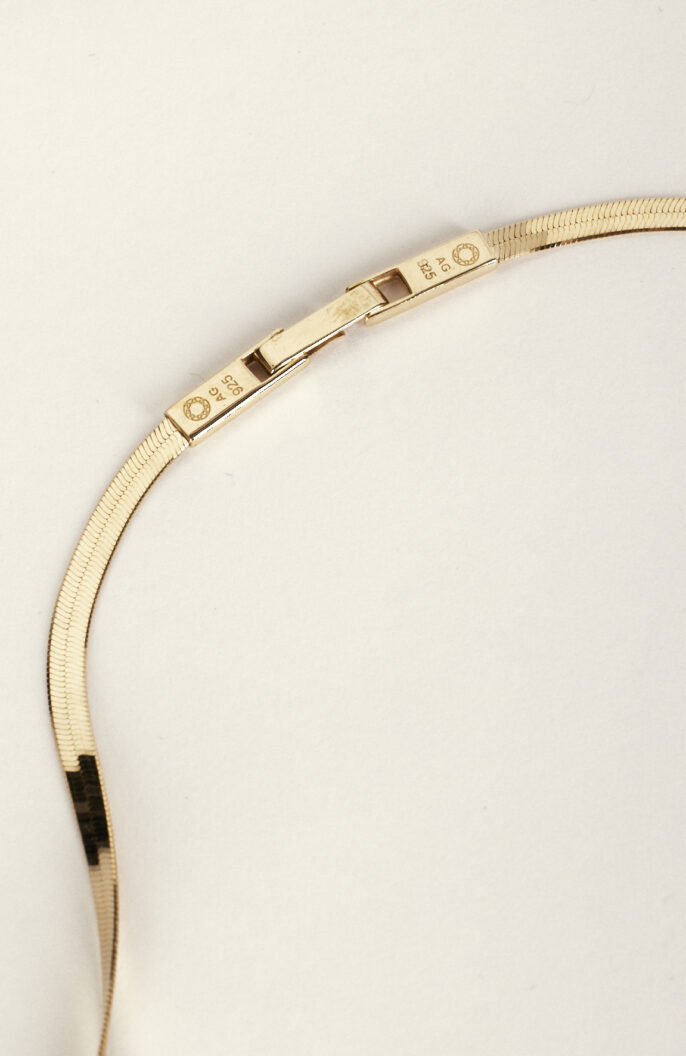 Kette "Fluid Necklace Short" in Gold