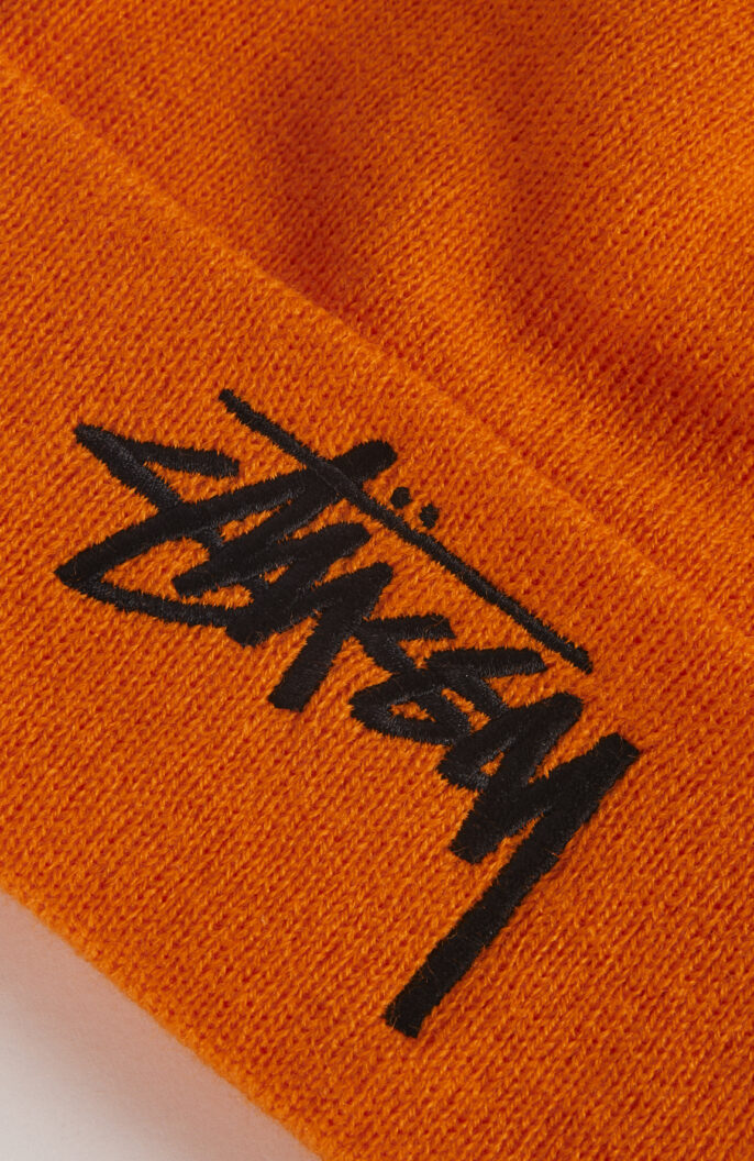 Beanie-Mütze "Big Stock Cuff" in Orange