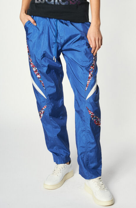 Track-Pants "Midaiazi" in Blau/Multicolor