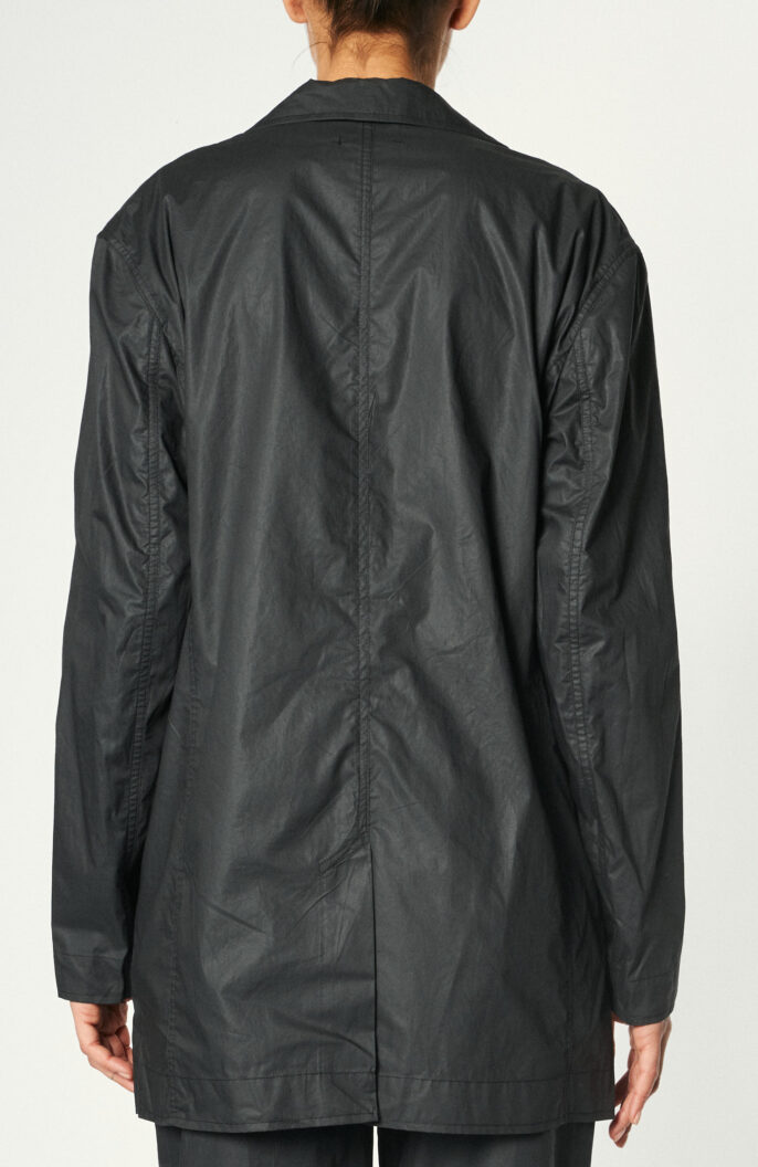 Blazer "Fynezia Shiny Jacket" in Schwarz 