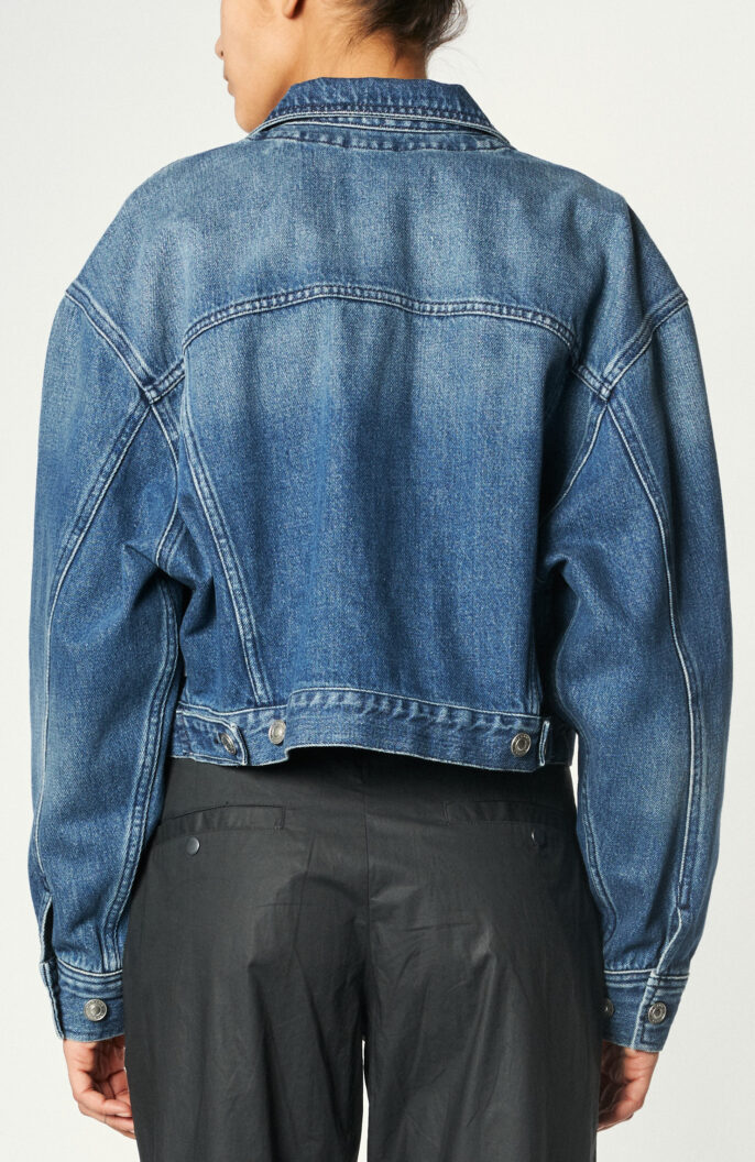 Jeansjacke "Tadia Classic Jeans Jacket" in Mittelblau