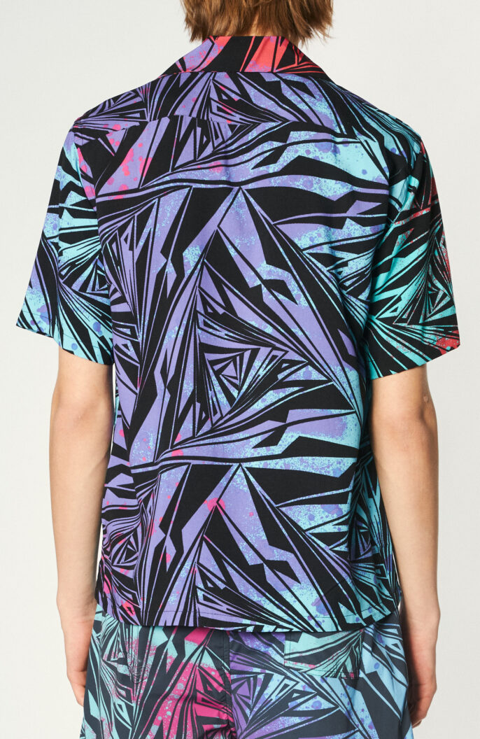 Kurzärmliges Board-Shirt "Vortex" in Multicolor