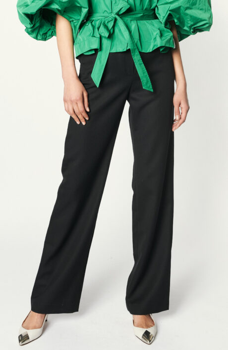 Straight-Fit-Hose "Secondo Pants" in Schwarz