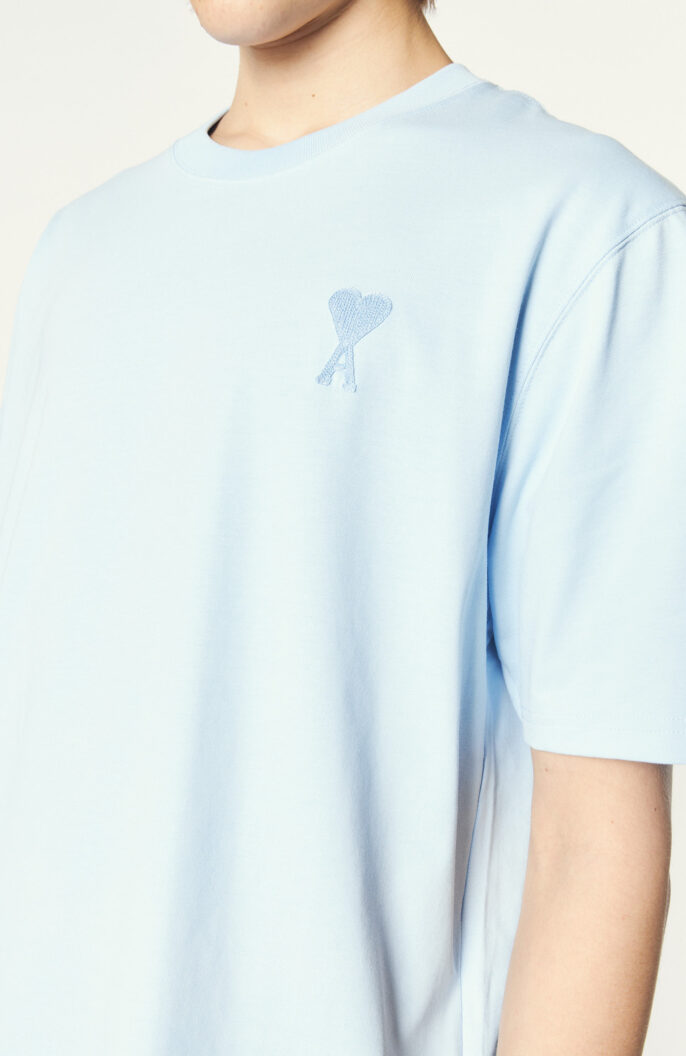 T-Shirt "Ami de Coeur" in Hellblau
