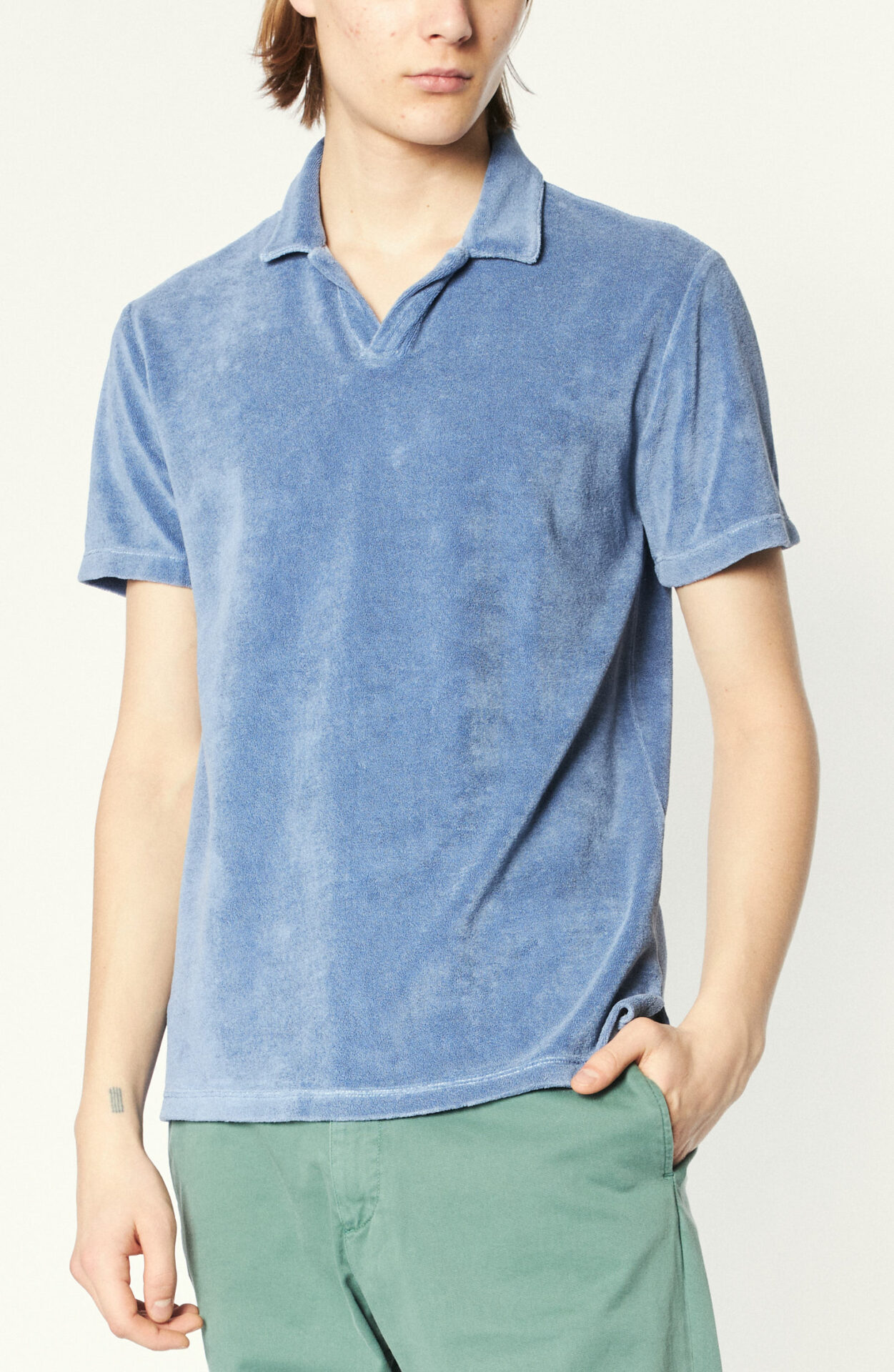 Officine Generale - Frottee-Polo-Shirt 