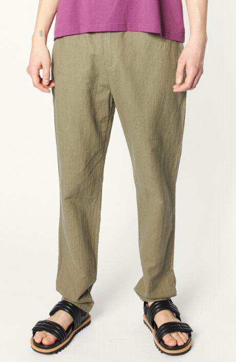 Hose "Elasticated Wide Trousers" in Oliv