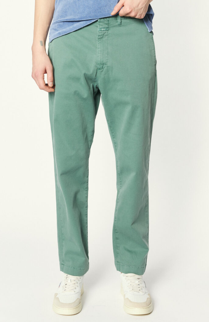 Chino "Tacoma Tapered Pants" in Jadegrün