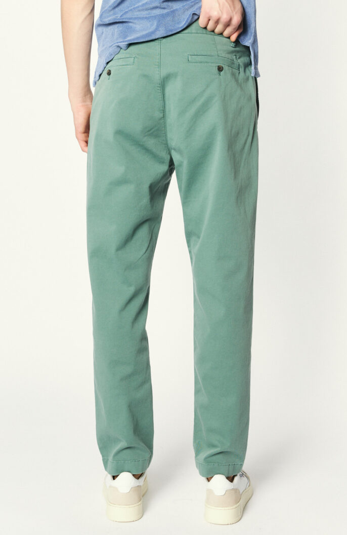Chino "Tacoma Tapered Pants" in Jadegrün