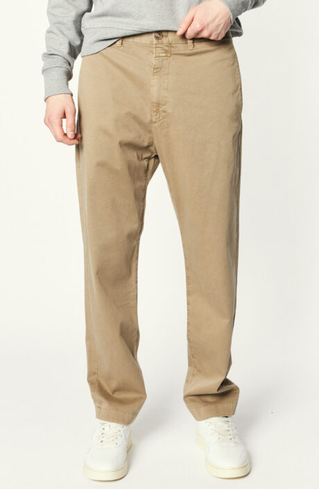 Chino "Tacoma Tapered Pants" in Camel