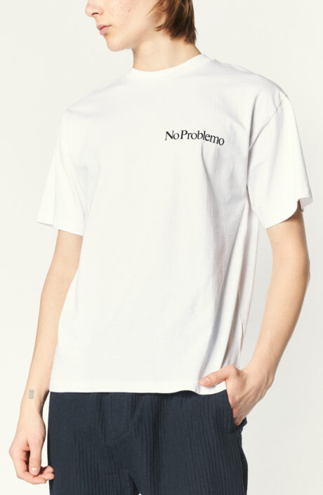 T-Shirt "Mini No Problemo" in Weiß