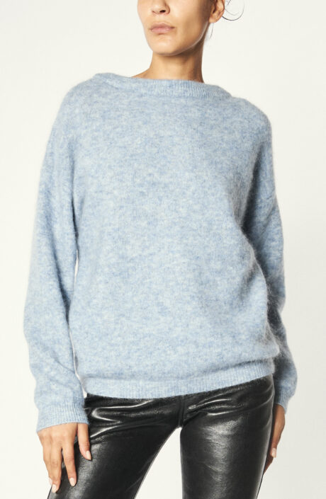 Oversize-Sweater "Dramatic Mohair" in Hellblau